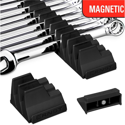 Ernst Mfg. 40 Tool Magnetic Modular Wrench Pro Organizer - Black