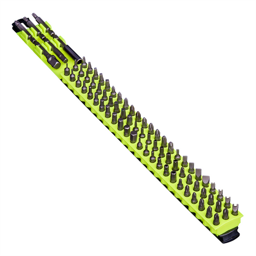 Ernst Mfg. 18" 78 Tool Magnetic Bit Bar - Black/Hi-Viz