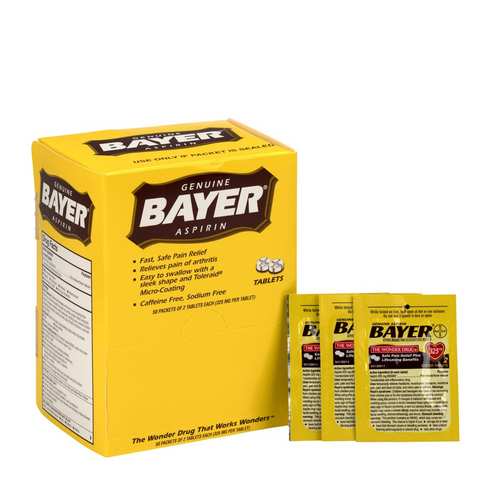 First Aid Only Bayer Aspirin 50x2/box