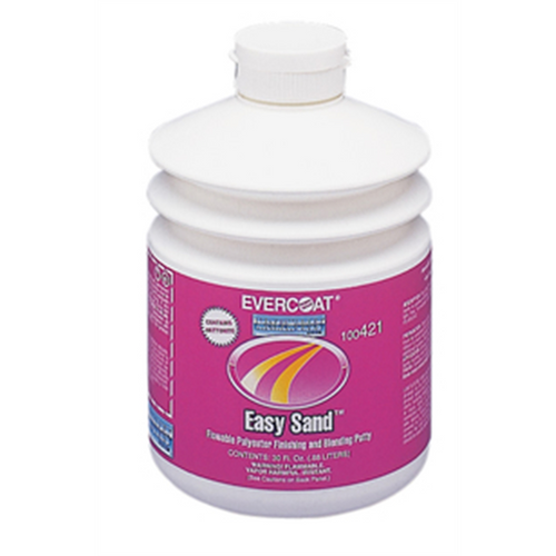 Fibre glass Evercoat EASY SAND 100421 Flowable Polyester Finishing and Blending Putty, 30 oz Pump, Thixotropic Liquid