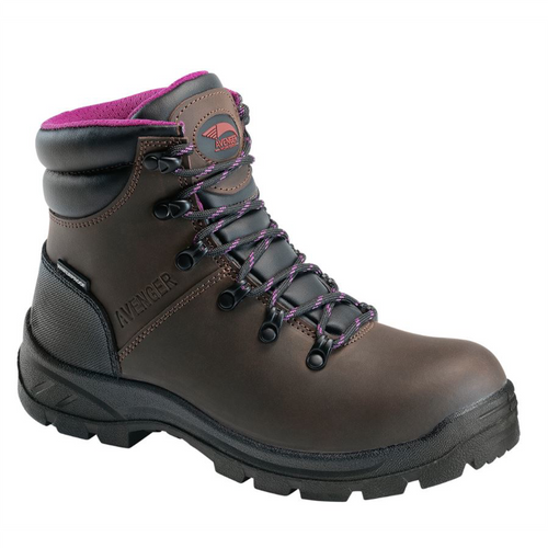 Avenger Builder Series - Women's Boots - Soft Toe - EH|SR - Brown/Black - Size: 8M Avenger Builder Series - Women's Boots - Soft Toe - EH|SR - Brown/Black - Size: 8M