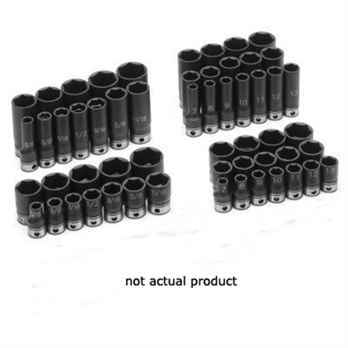 Grey Pneumatic 3/8" Drive x 17mm Standard Duo-Socket - 12 Point Grey Pneumatic 3/8" Drive x 17mm Standard Duo-Socket - 12 Point