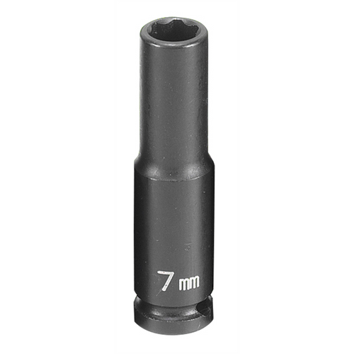 Grey Pneumatic SOC 7MM 1/4D IMP 6PT DP
