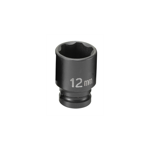 Grey Pneumatic SOC 12MM 1/4D IMP 6PT