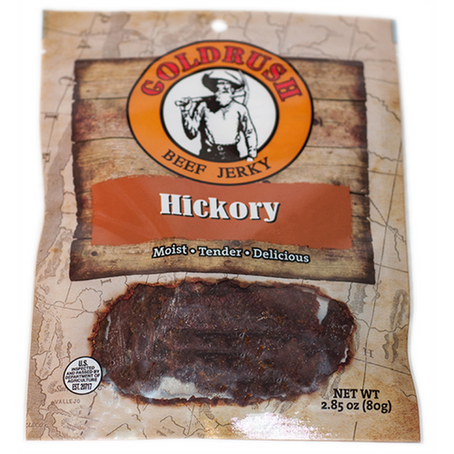 Gold Rush Jerky Hickory 2.85 oz. Beef Jerky - 12 Count (3 lbs.)