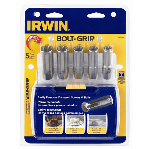 Hanson 5 pc deep length Bolt Grip set Hanson 5 pc deep length Bolt Grip set