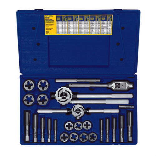 Hanson 25 PC. METRIC TAP & HEX DIE SET Hanson 25 PC. METRIC TAP & HEX DIE SET