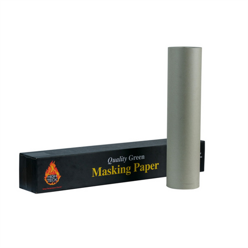 High Teck Products MP150G-36 Masking Paper, 36 in W x 500 ft L, Green, 35 lb Basis