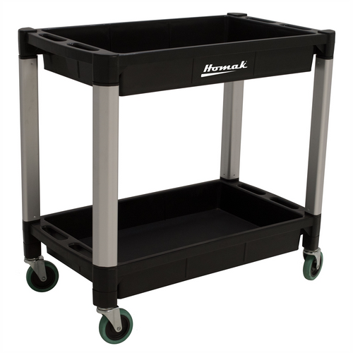 Homak Manufacturing Utility Cart 30 in. x 16 in. Plastic Homak Manufacturing Utility Cart 30 in. x 16 in. Plastic