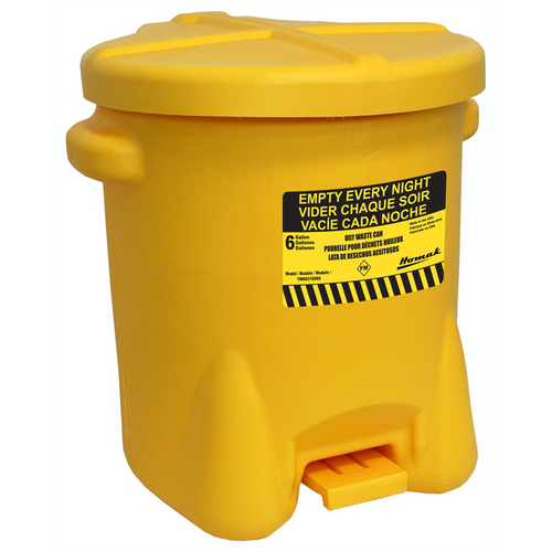 Homak Manufacturing 6 Gallon Oily Waste Can Homak Manufacturing 6 Gallon Oily Waste Can