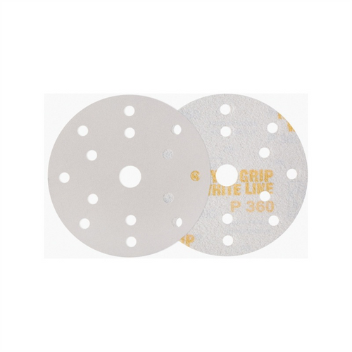 Indasa USA,Inc. 52-180 Rhynogrip White Line Abrasive Solid Disc, 5 in Dia, 180 Grit