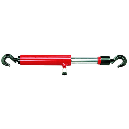 American Forge & Foundry AFF - Pull Ram - 10 Ton Capacity - 12' Collapsed H to 17" Extended H - Threaded w/ Additional Hook Adapters - Coupler: 1/4" 18NPTF