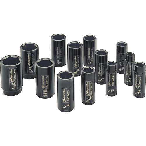 Ingersoll Rand 1/2" Drive Hex SAE Deep Socket Set, 13-Piece Ingersoll Rand 1/2" Drive Hex SAE Deep Socket Set, 13-Piece