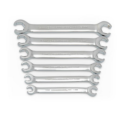 GearWrench 6 Piece Flare Nut Metric Wrench Set