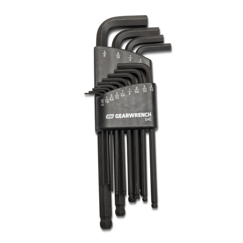 GearWrench 13 Piece Long Ball End SAE Hex Key Set GearWrench 13 Piece Long Ball End SAE Hex Key Set
