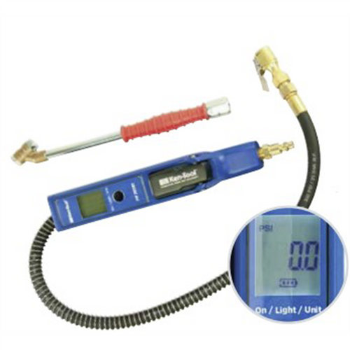 Ken-Tool Premium Digital Tire Inflator 24 IN Spring Protected Hose Ken-Tool Premium Digital Tire Inflator 24 IN Spring Protected Hose
