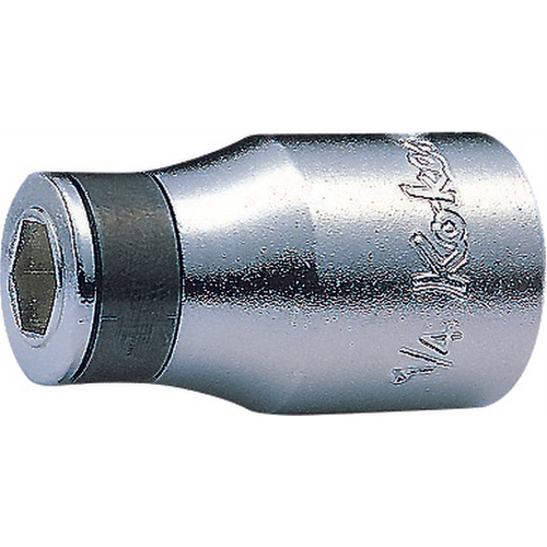 Ko-ken USA 3/8 Sq. Dr. Adaptor 1/4 For 1/4H Bit Length 30mm