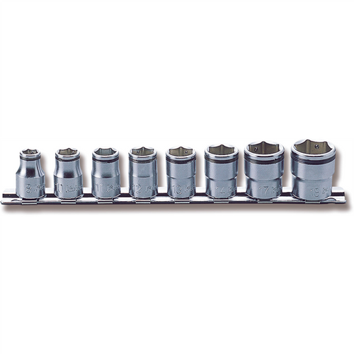 Ko-ken USA 3/8 Sq. Dr. Socket set 8mm-19mm Nut Grip 200mm 8 pieces