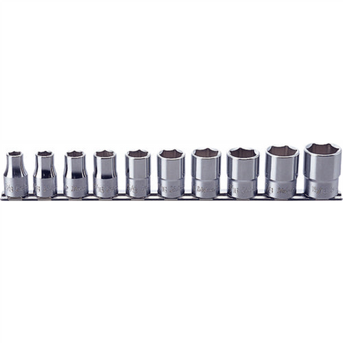 Ko-ken USA RS4400A/10 10 Piece 1/2 Sq. Dr. 6 point, SAE, Chrome Socket Set Ko-ken USA RS4400A/10 10 Piece 1/2 Sq. Dr. 6 point, SAE, Chrome Socket Set