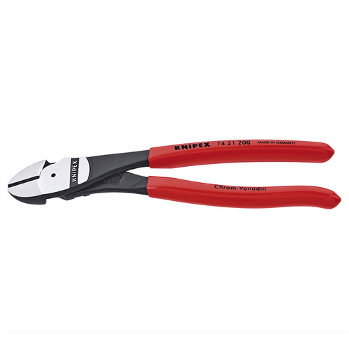 KNIPEX 8" HIGH LEV. ANGLED DIAGONAL CUTTERS CARDED KNIPEX 8" HIGH LEV. ANGLED DIAGONAL CUTTERS CARDED