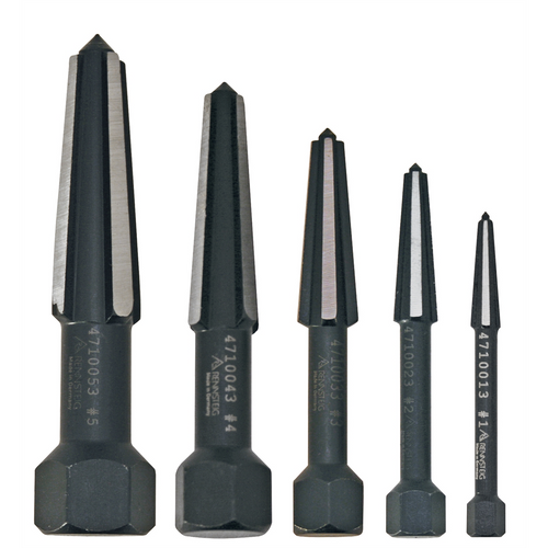 KNIPEX Rennsteig 5-Pc. Double Edge Screw Extractor set KNIPEX Rennsteig 5-Pc. Double Edge Screw Extractor set