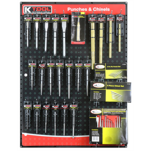 K Tool International Punch & Chisel Display K Tool International Punch & Chisel Display