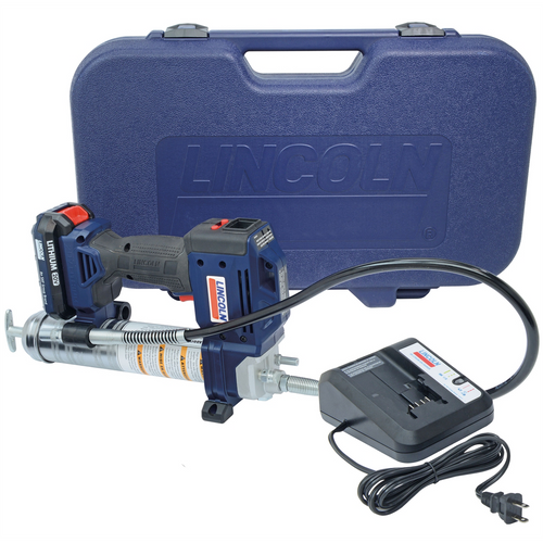 Lincoln Lubrication Lithium-Ion PowerLuber 20-Volt Battery-Operated Cordless Grease Gun