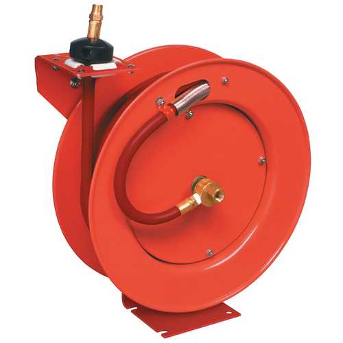 Lincoln Lubrication Value Series Air and Water 50' x 3/8" Retractable Hose Reel Lincoln Lubrication Value Series Air and Water 50' x 3/8" Retractable Hose Reel