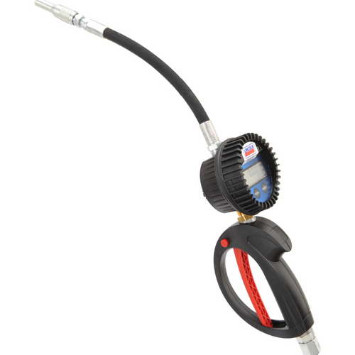 Lincoln Lubrication  982 10 GPM Multi-Measure Digital Oil/Anti-Freeze Meter with Flexible Hose and Auto-Nozzle