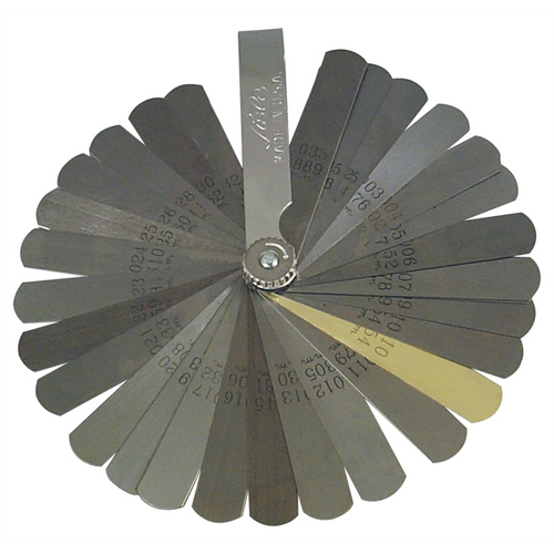 Lisle FEELER GAUGE DELUXE BLADE TYPE .0015 TO .035 Lisle FEELER GAUGE DELUXE BLADE TYPE .0015 TO .035
