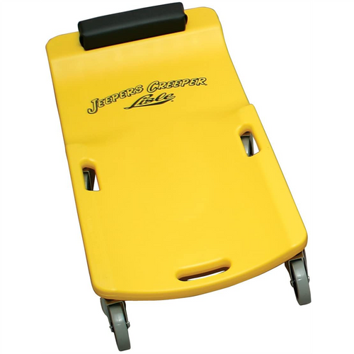 Lisle Large Wheel Plastic Creeper, Yellow