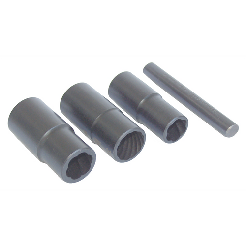 Milton Industries LTI Tool By MIlton 4 Piece Twist Socket Lug Nut Removal Kit