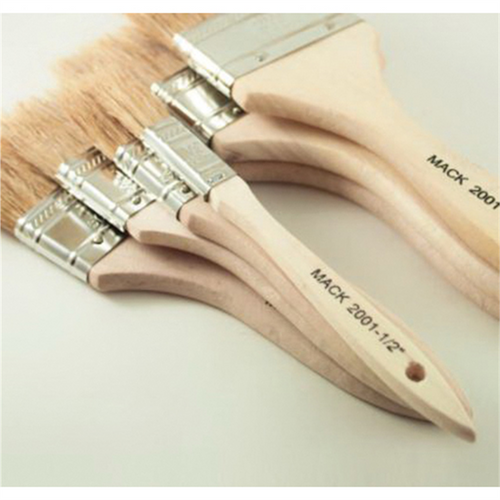 Mack Brushes Whitey II 2001-25 2001 Series All Purpose Throw-Away Chip Brush, 2-1/2 in, Wood Handle, Natural White