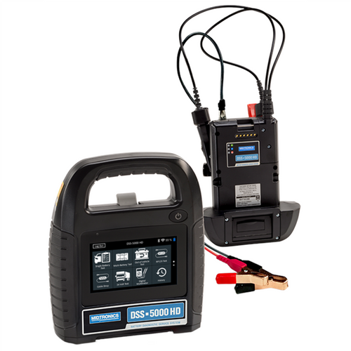 Midtronics Heavy-Duty Battery Diagnostic ServiceSystem with Amp Clamp