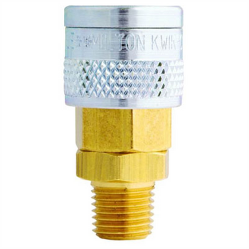 Milton Industries 1/4" M. Push Type Body M-Style