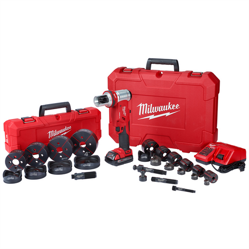 M18 FORCE LOGIC 6T Knockout Tool 1/2" - 4" Kit M18 FORCE LOGIC 6T Knockout Tool 1/2" - 4" Kit