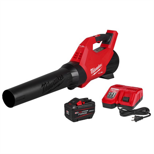 Milwaukee Tool M18 FUEL 120 MPH 500 CFM 18V Brushless Cordless Battery Powered Leaf Blower Kit w/12.0 Ah FORGE Battery and Rapid Charger