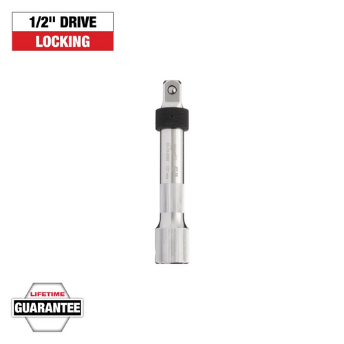 Milwaukee Tool 1/2 Inch Drive 5 Inch Locking Extension Milwaukee Tool 1/2 Inch Drive 5 Inch Locking Extension
