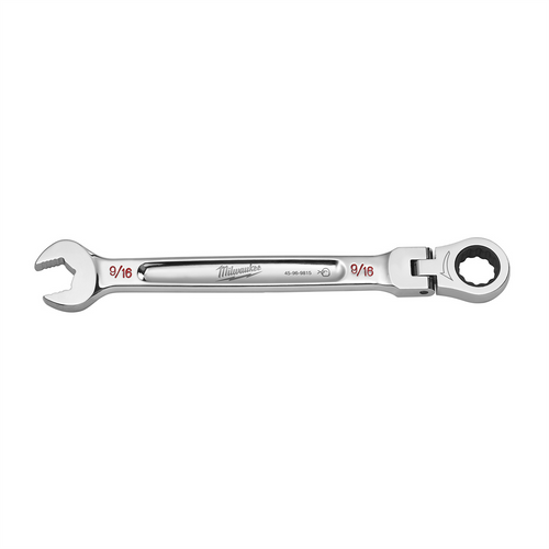 Milwaukee Tool 9/16" Flex Head Ratcheting Combination Wrench Milwaukee Tool 9/16" Flex Head Ratcheting Combination Wrench
