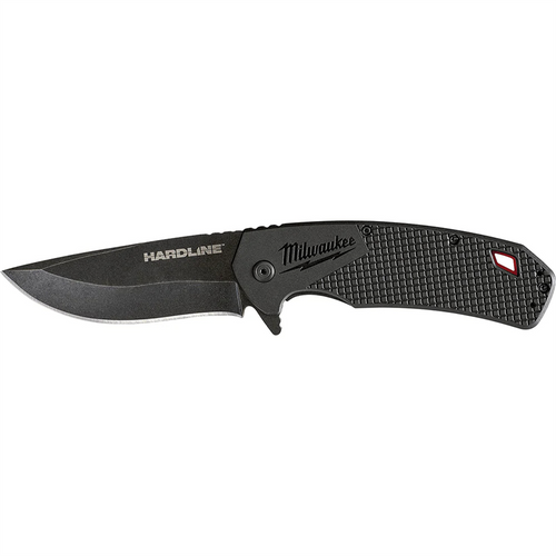 Milwaukee Tool 3.5” HARDLINE Smooth Blade Pocket Knife Milwaukee Tool 3.5” HARDLINE Smooth Blade Pocket Knife