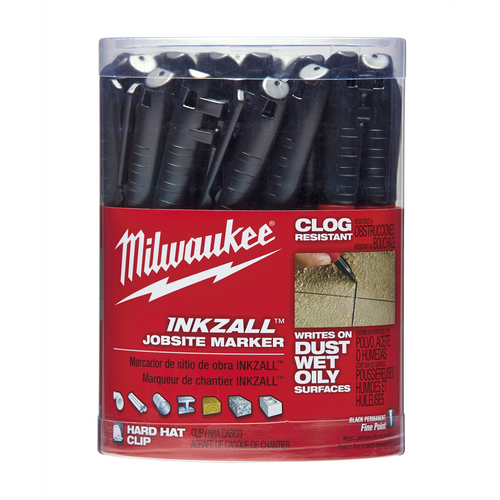 Milwaukee Tool INKZALL Black Fine Point Marker Milwaukee Tool INKZALL Black Fine Point Marker
