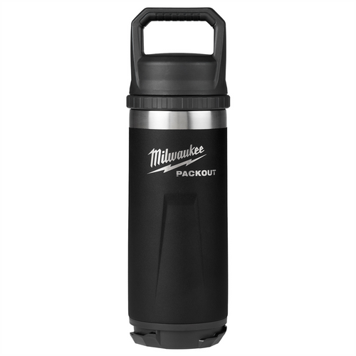 Milwaukee Tool PACKOUT 18oz Insulated Bottle with Chug Lid Milwaukee Tool PACKOUT 18oz Insulated Bottle with Chug Lid
