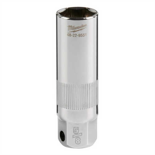 Milwaukee Tool 3/8" Drive 5/8" Spark Plug Socket Milwaukee Tool 3/8" Drive 5/8" Spark Plug Socket