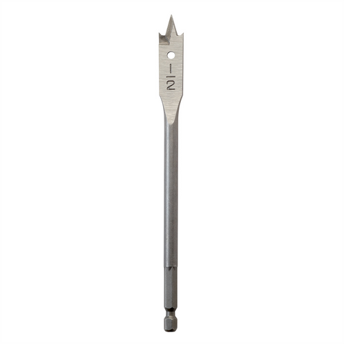 Milwaukee Tool Flat Boring Bit 1/2" x 6" Milwaukee Tool Flat Boring Bit 1/2" x 6"