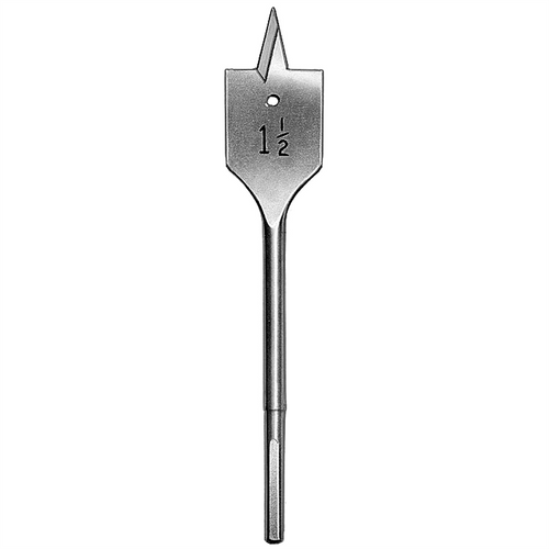 Milwaukee Tool Flat Boring Bit 1-1/2" x 6" Milwaukee Tool Flat Boring Bit 1-1/2" x 6"