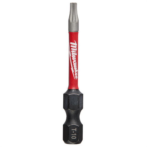 Milwaukee Tool SHOCKWAVE 2" Impact Torx T10 Power Bits (Bulk 25)