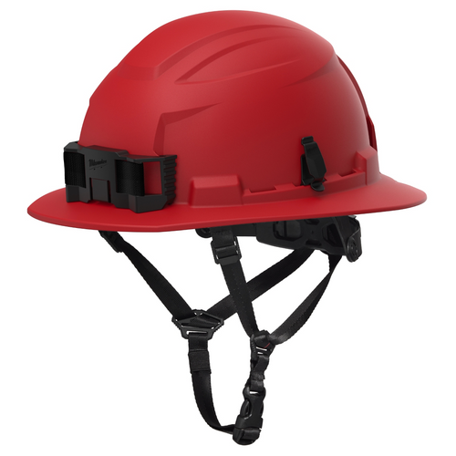 Milwaukee Tool BOLT Red Full Brim Safety Helmet &hyphen; Type 2, Class E
