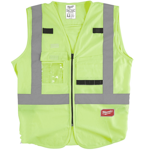 Milwaukee Tool Hi Vis Yellow Safety Vest-S/M (CSA)