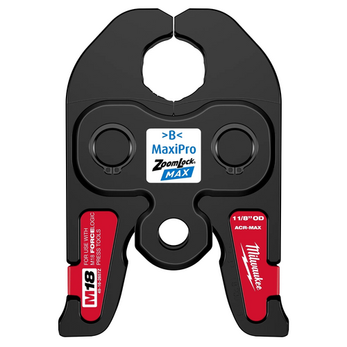 Milwaukee Tool 1-1/8 Inch ZoomLock&reg; MAX Press Jaw for M18 FORCE LOGIC Press Tools