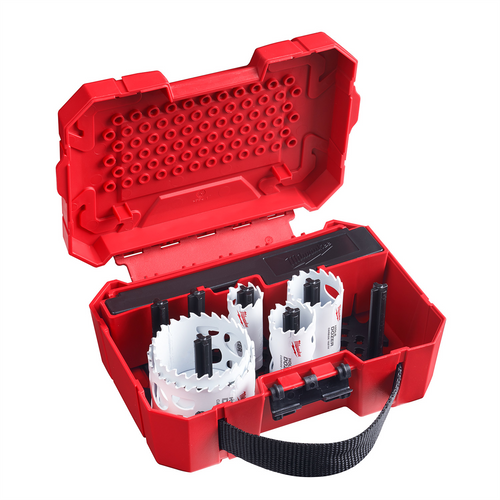 Milwaukee Tool 9 PC HOLE DOZER with Carbide Teeth Hole Saw Kit Milwaukee Tool 9 PC HOLE DOZER with Carbide Teeth Hole Saw Kit